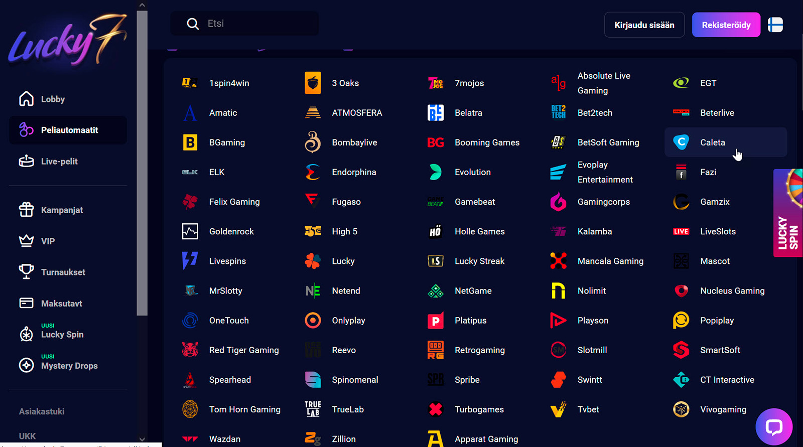 Lucky7even Pelivalmistajat